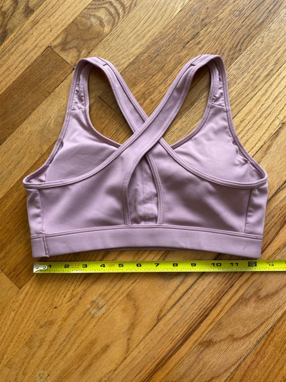 adidas Mauve Pink Crossback Sports Bra - Picture 5 of 5